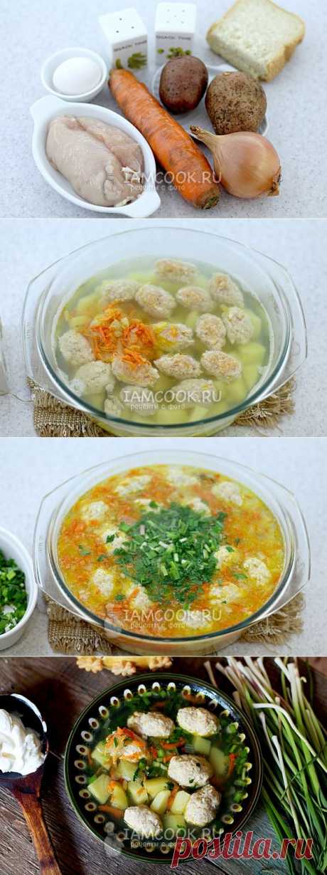 Суп с куриными клёцками