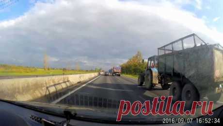 Как правильно обгонять тихоходный транспорт? | Автобрюзгач | Яндекс Дзен