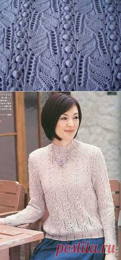 Великолепный японский ажур. Схема