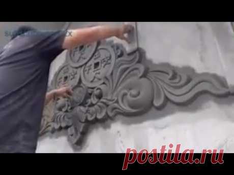 Amazing Easy Construction- ( NICE CURVE ) Rendering Sand and Cement