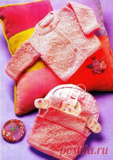 Безрукавка и жакет | Вязание спицами, крючком, схемы вязания