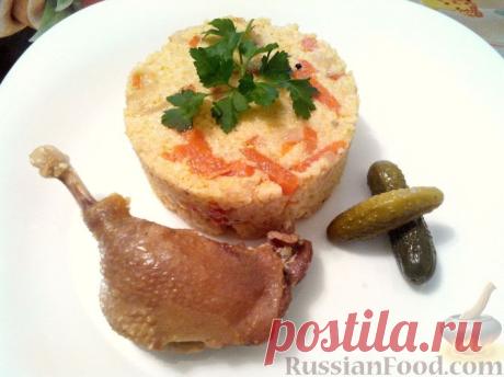 Рецепт: Гусь или утка по-деревенски на RussianFood.com