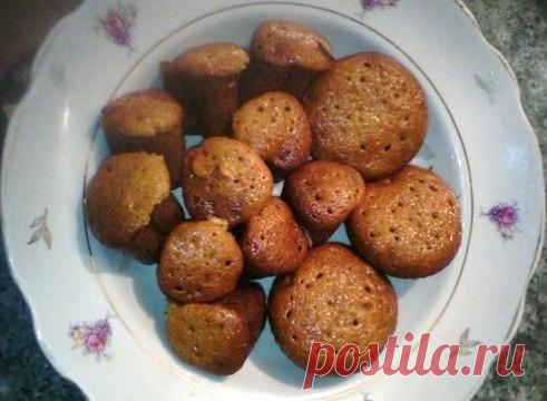 Медовые кексы с арахисом