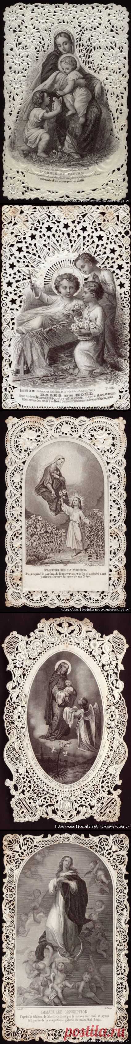 Открытки для творчества)) Holy Card Collections in Europe