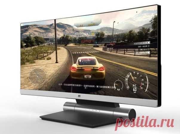 Новый изогнутый QHD-монитор ViewSonic на Gamescom 2015.