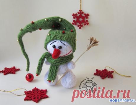 . Девочки! Я вновь прошу поддержать в конкурсе и связать по моему МК снеговичка ) - Амигуруми - Страна Мам