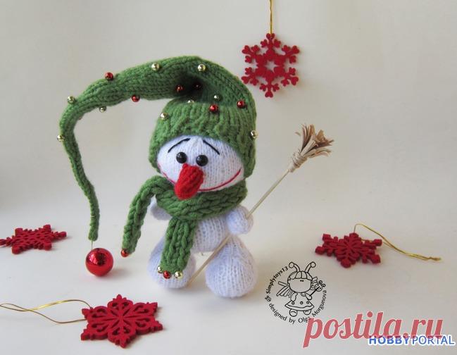 . Девочки! Я вновь прошу поддержать в конкурсе и связать по моему МК снеговичка ) - Амигуруми - Страна Мам