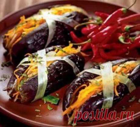 Баклажаны маринованные фаршированные.