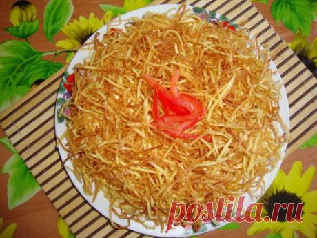 Люблю удивлять гостей: вкусный и оригинальный салат "Стог сена"