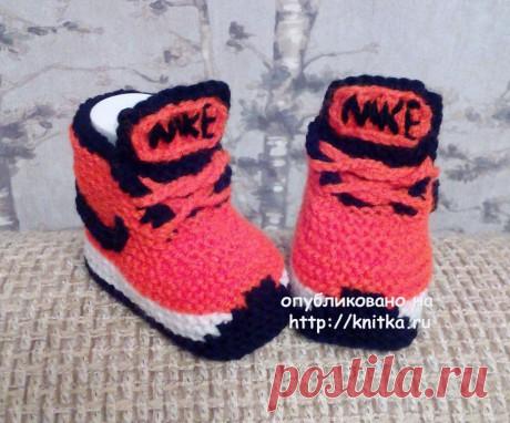 Детские пинетки. Работы Риммы, Вязание для детей