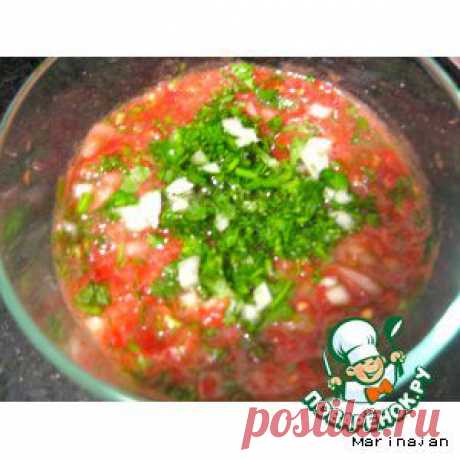 Сацибели из помидоров - кулинарный рецепт