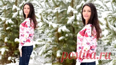 #ШИТЬ_ПРОСТО свитшот БЕЗ ВЫКРОЙКИ за один час DIY