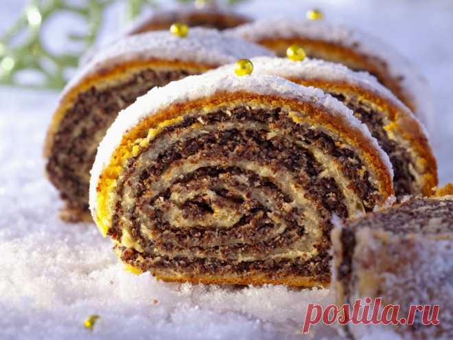 Маковый рулет по-польски - Наша Кухня - Простые рецепты для всех