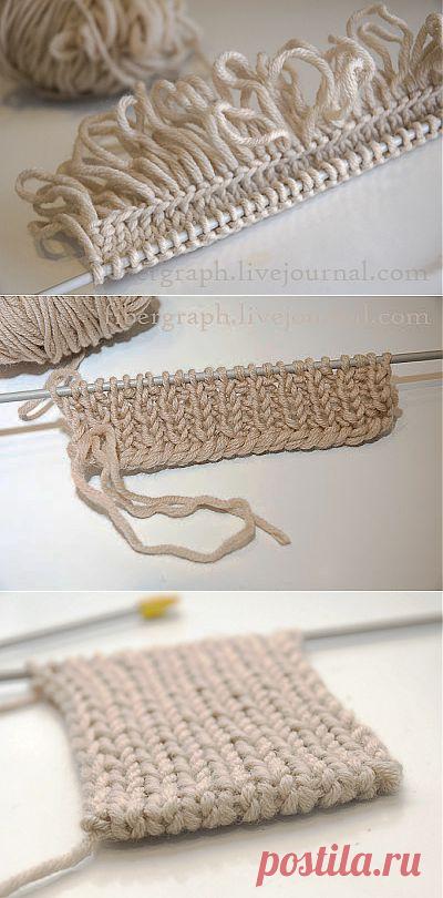 Наборный край - 3. "С бахромой. С тройной нитью. Машинный край" | ЖЕНСКИЙ МИР