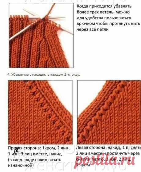 Интересные хитрости вязания — Сделай сам, идеи для творчества - DIY Ideas
