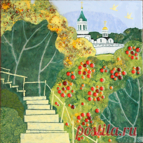 ЭМАЛИ - Сахарова Елена эмаль керамика украшения