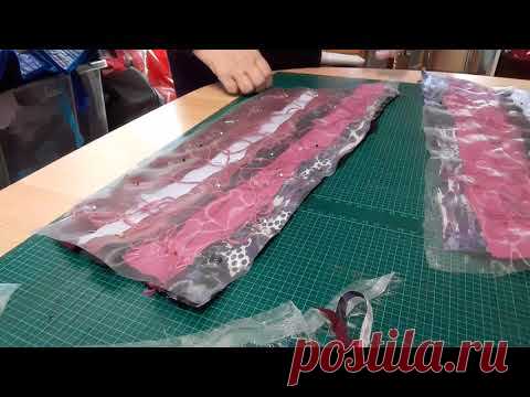 Обзор проделанной работы одной курточки и начало другой.