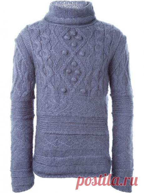 Jean Paul Gaultier Vintage Свитер Аранской Вязки - House Of Liza - Farfetch.com