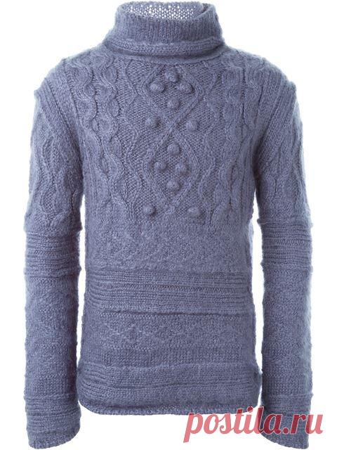 Jean Paul Gaultier Vintage Свитер Аранской Вязки - House Of Liza - Farfetch.com