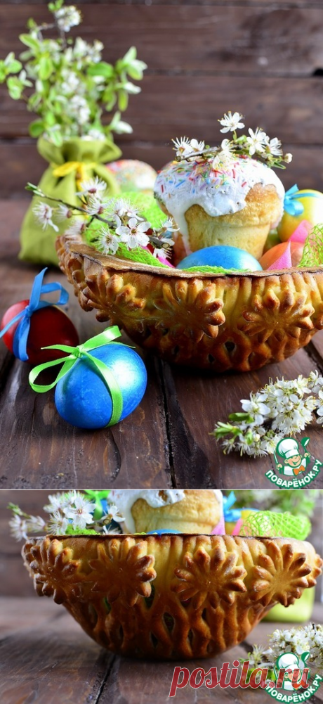 Пасхальные подарочные корзинки – кулинарный рецепт