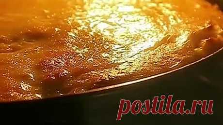 Очень вкусный песочный пирог с творогом и яблоками