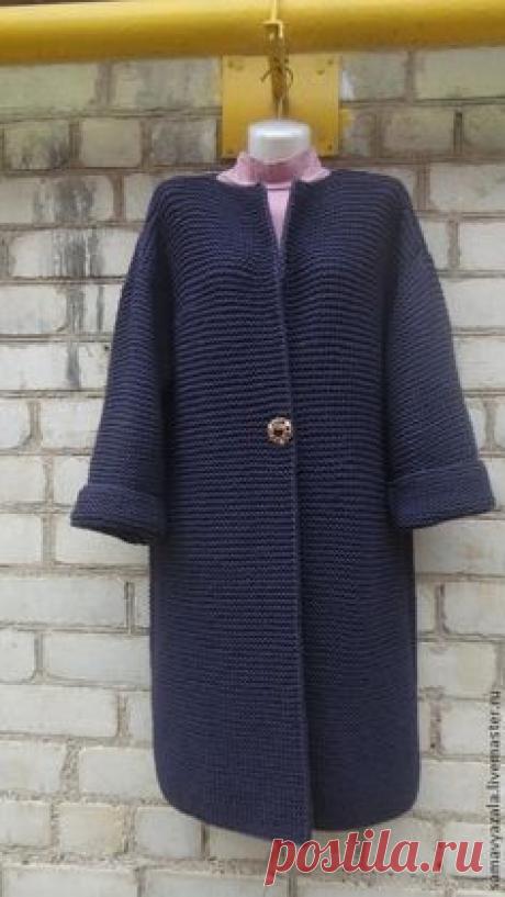 INSPIRATION..Купить Кардиган вязаный. БАКЛАЖАН - тёмно-фиолетовый, пальто, кардиган, кардиган вязаный, кардиган женский