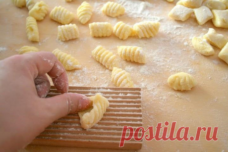 Картофельные ньокки - типичное блюдо итальянской кулинарии!