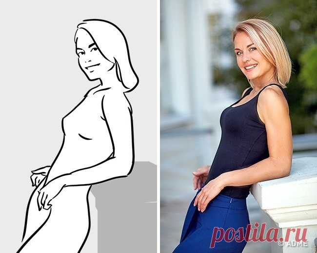 Фотопозы для девушек (подборка)