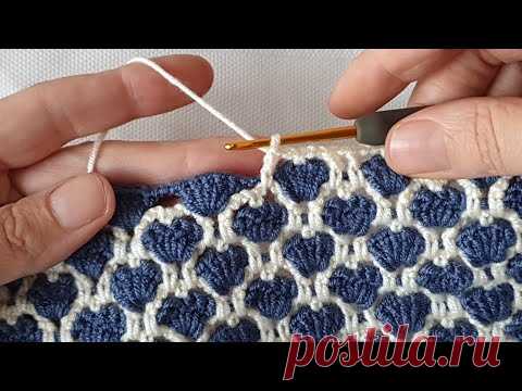 şahane bir yelek battaniye örgü modeli crochet knitting