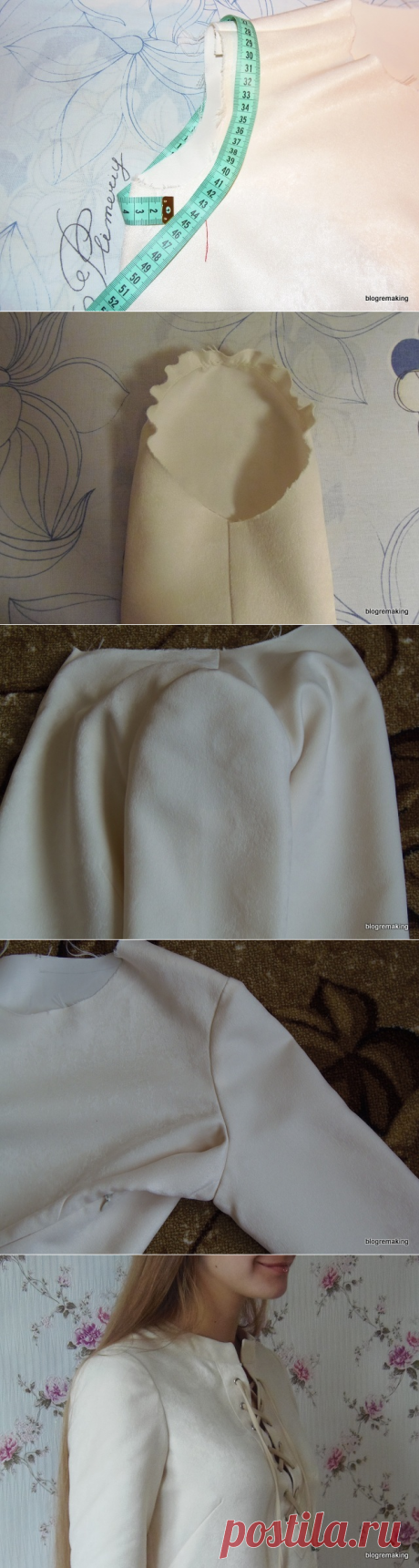 Технология втачивания рукава в пройму (Шитье и крой) | Журнал Вдохновение Рукодельницы