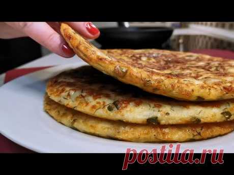 ! ЛЕПЕШКИ без духовки на ПЕРЕКУС и вместо хлеба. Вкусно и быстро!