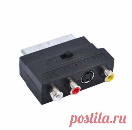 Купить Переходник Орбита SCART-3RCA+S-VHS черный по низкой цене с доставкой из Яндекс.Маркета (бывший Беру)