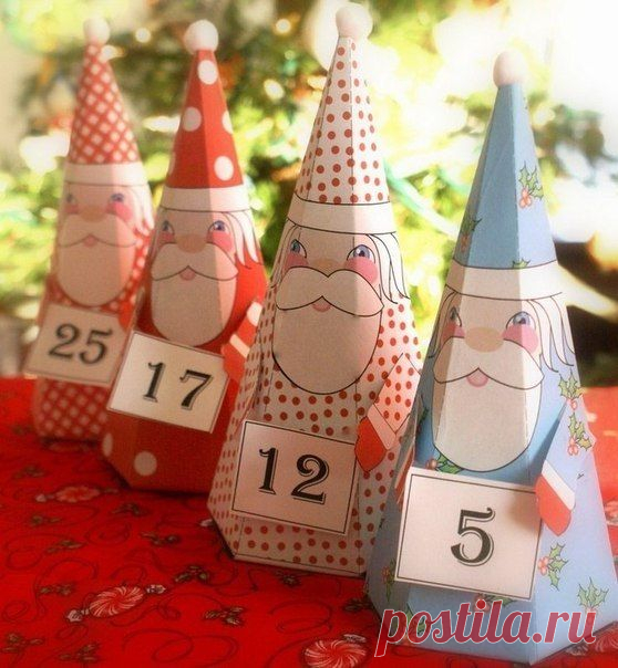 Коробочки для украшения праздничного стола / Рукоделие