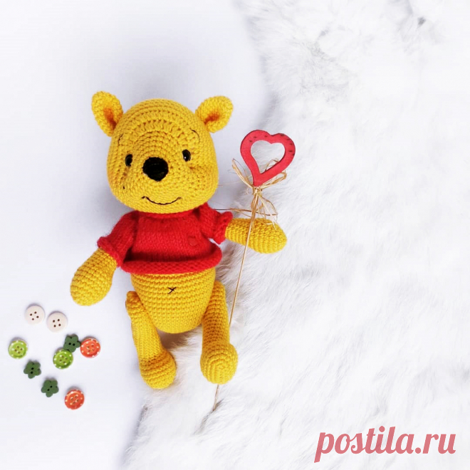 PDF Винни Пух крючком. FREE crochet pattern; Аmigurumi doll patterns. Амигуруми схемы и описания на русском. Вязаные игрушки и поделки своими руками #amimore - Винни Пух, Winnie the Pooh, медведь, зефирный медвежонок, плюшевый мишка, teddy bear, oso, suportar, ours, bär, ayı, niedźwiedź, medvěd, bära. Amigurumi doll pattern free; amigurumi patterns; amigurumi crochet; amigurumi crochet patterns; amigurumi patterns free; amigurumi today.