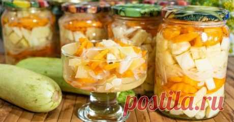 Хрустящие кабачки с чесноком и морковью на зиму.