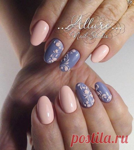 20 оригинальных вариантов маникюра с вензелями