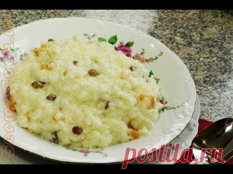Рисовая каша на молоке - рецепт вкусного завтрака