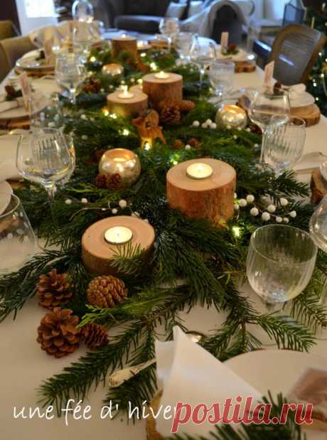 Ideas de decoración para la mesa de Navidad