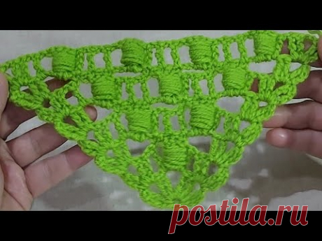 Crochet bead stitch shawl 😍🥰🤩