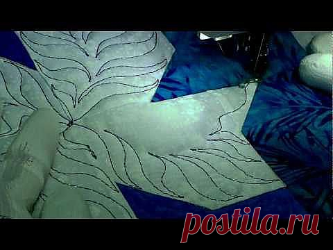 СХМС - панно "Снежинка" - Пэчворк, лоскуток, лоскутное шитье, школа рукоделия, квилтинг, longarm