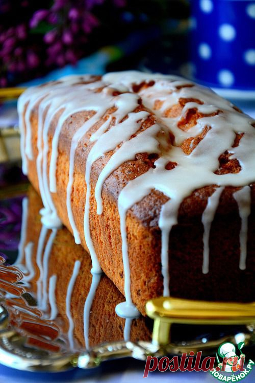 Лимонный кекс с помадкой - кулинарный рецепт