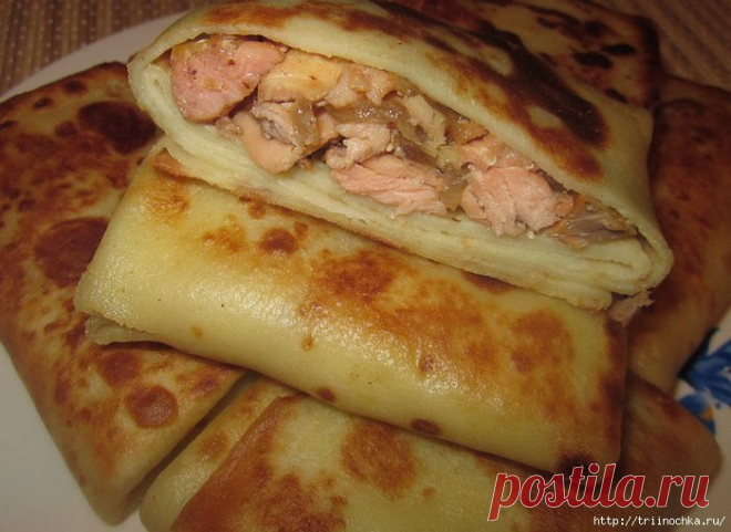 Блинные конвертики с горбушей! И самые простые рецепты на Великий пост!.