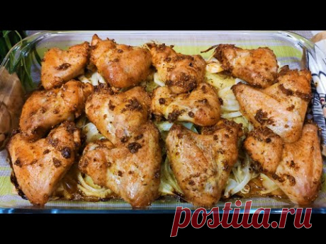 САМЫЕ вкусные КРЫЛЫШКИ в духовке! Быстрый и Простой РЕЦЕПТ! #56