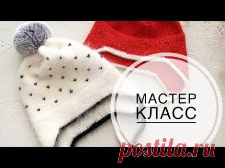 Мастер-класс по вязанию детской шапки с анатомическими ушками