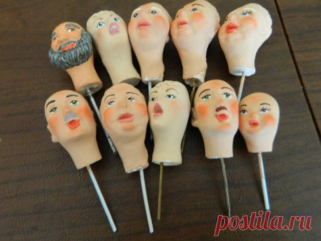 10 Doll Heads Fournitures de Noël caroler assemblage | Etsy