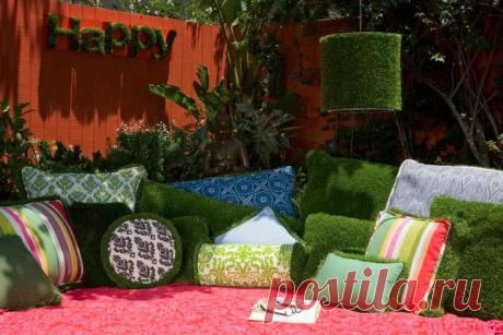 ЗЕЛЁНАЯ ТРАВКА В ИНТЕРЬЕРЕ.