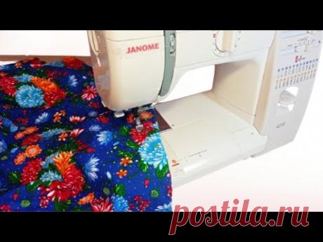 Давно мечтала сшить себе такой удобный комфортный домашний теплый халат. Самая удобная застежка.