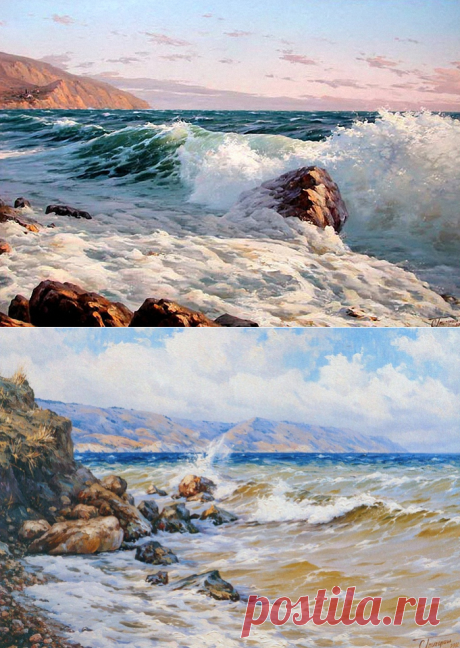 Морские пейзажи Сергея Григораша
