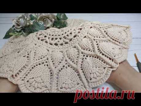 Узор невероятной красоты для ковра или салфетки ✨Crochet rug ✨