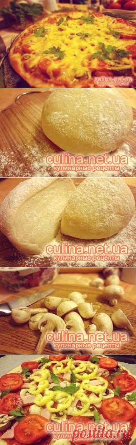 Итальянская пицца | тонкая пицца – рецепт с фото